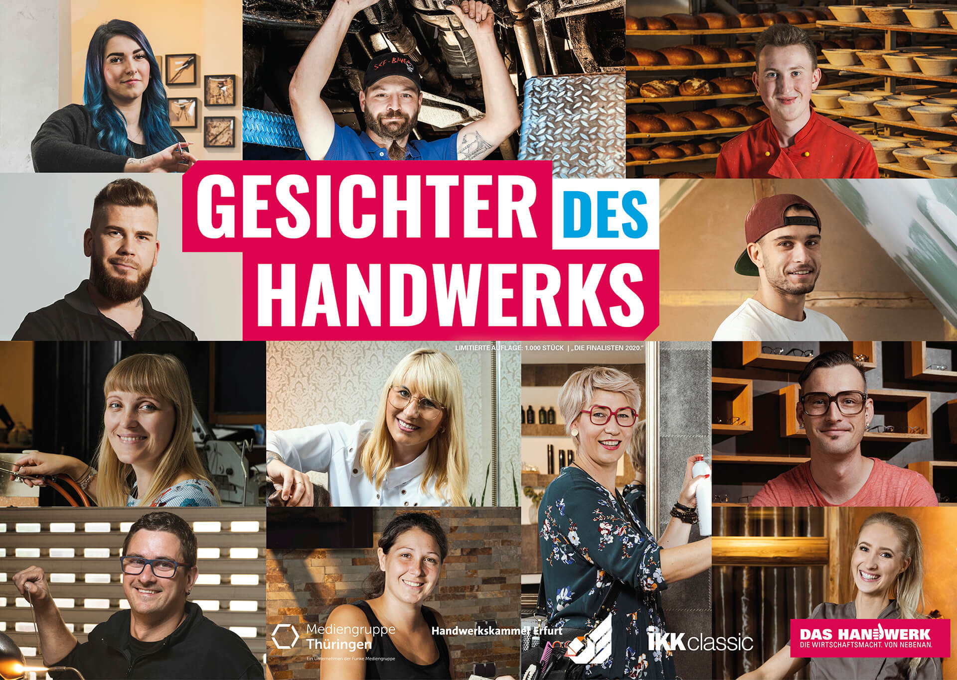Titelbild Kalender Gesichter des Handwerks 2021 Titelbild Kalender Gesichter des Handwerks 2021